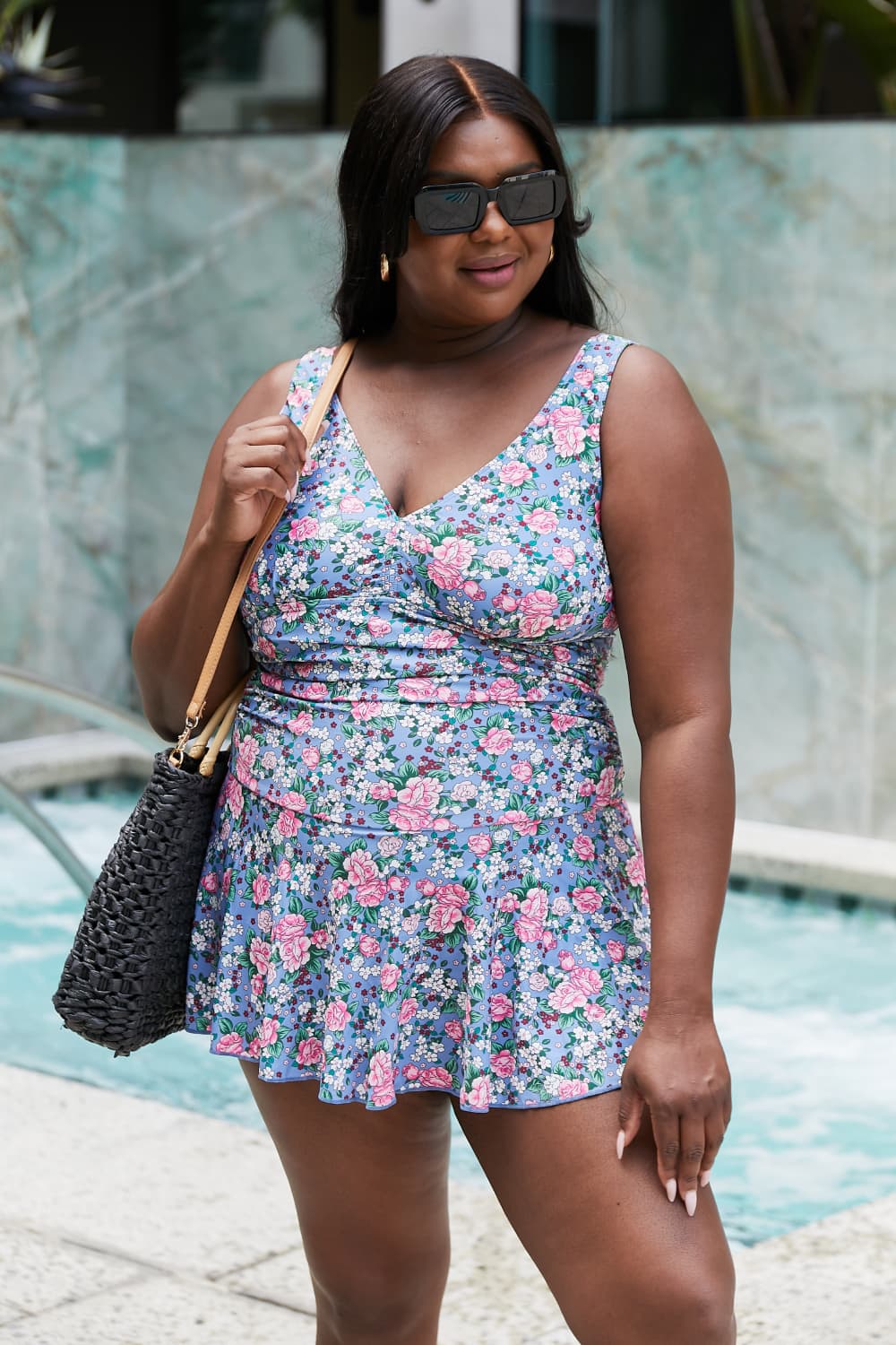 SUMMER VACAY VIBES SWIM DRESS