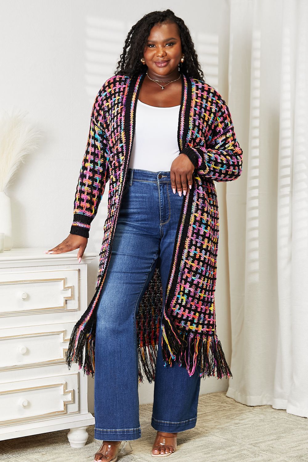 GROOVY MULTICOLOR BOHO CARDIGAN