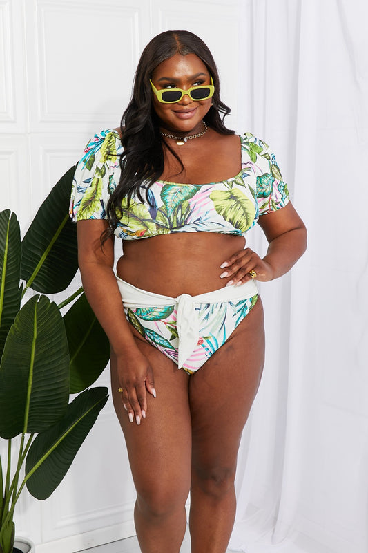 CARE FOR A SWIM PUFF SLEEVE BIKINI