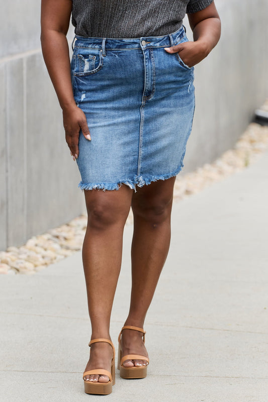 DENIM DAYDREAM MINI SKIRT