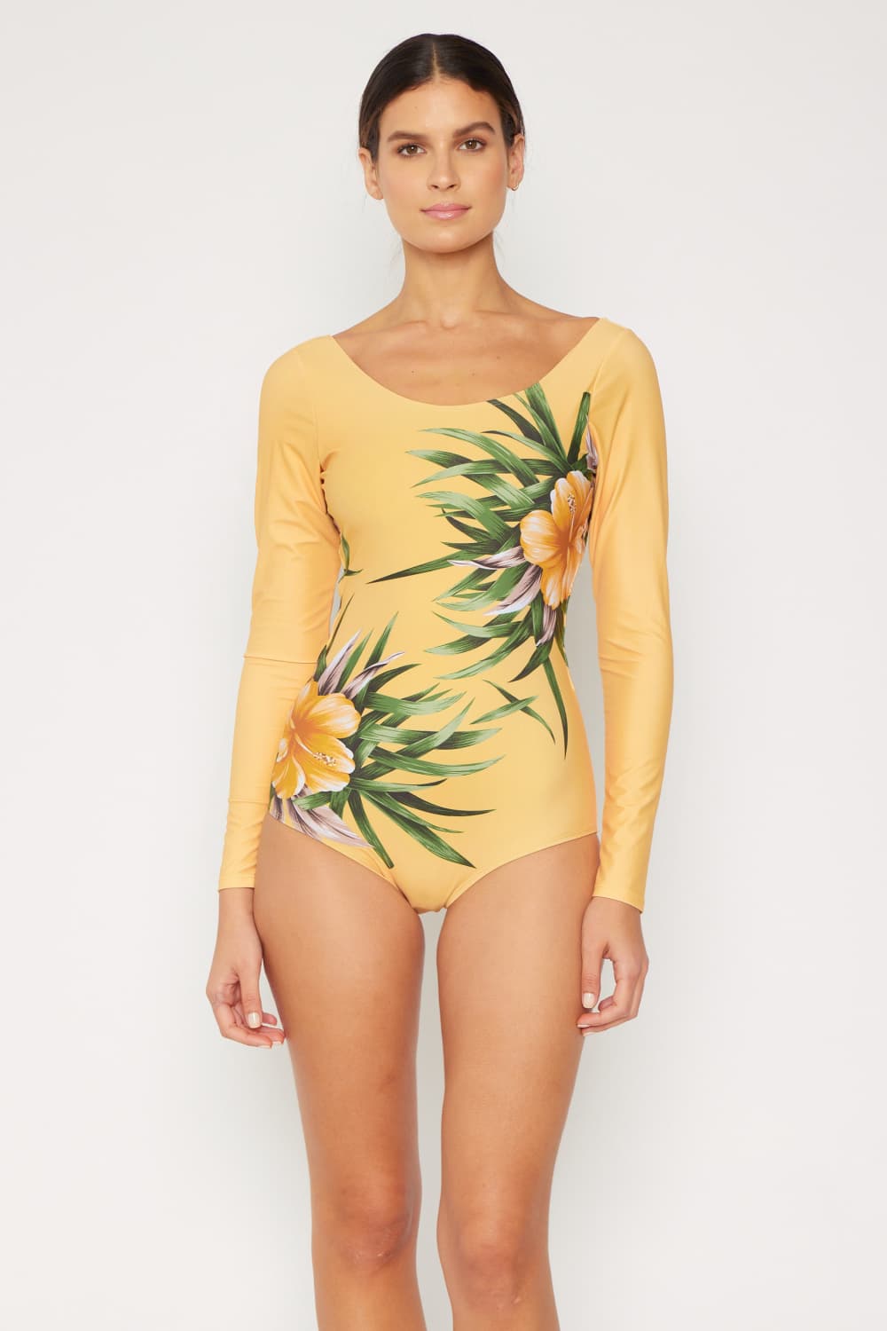 SUMMER HEAT LONGSLEEVE ONE-PIECE SWIMSUIT