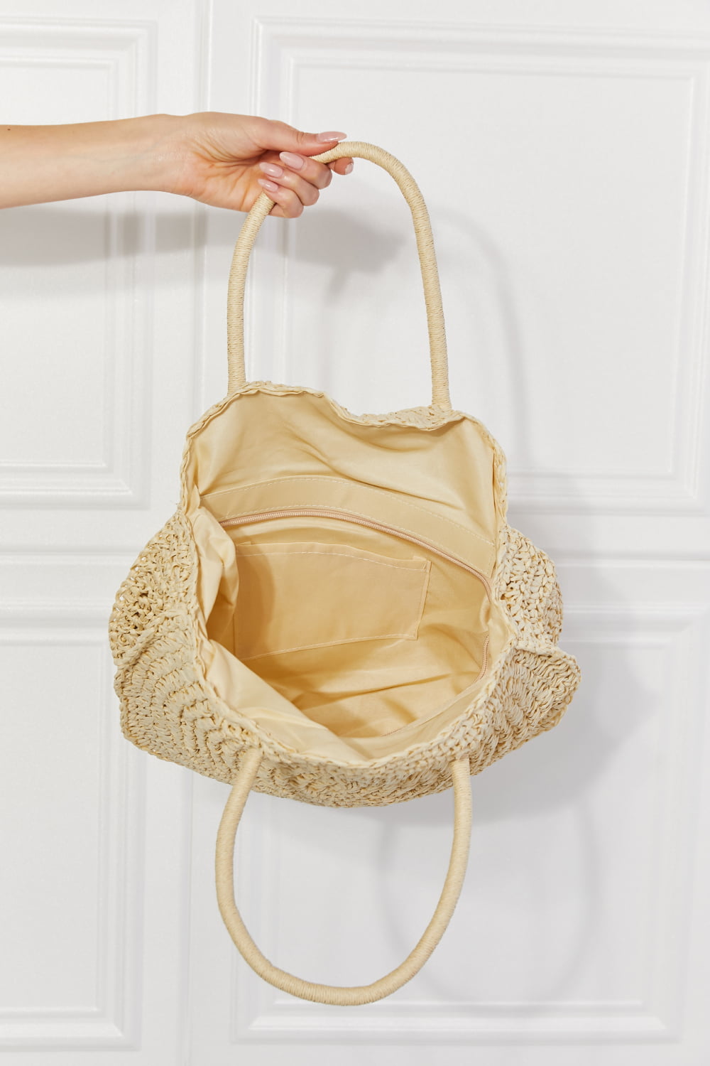 STEAL MY SUNSHINE STRAW RATTAN HANDBAG