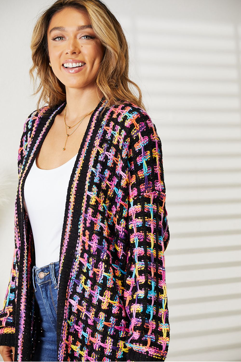 GROOVY MULTICOLOR BOHO CARDIGAN